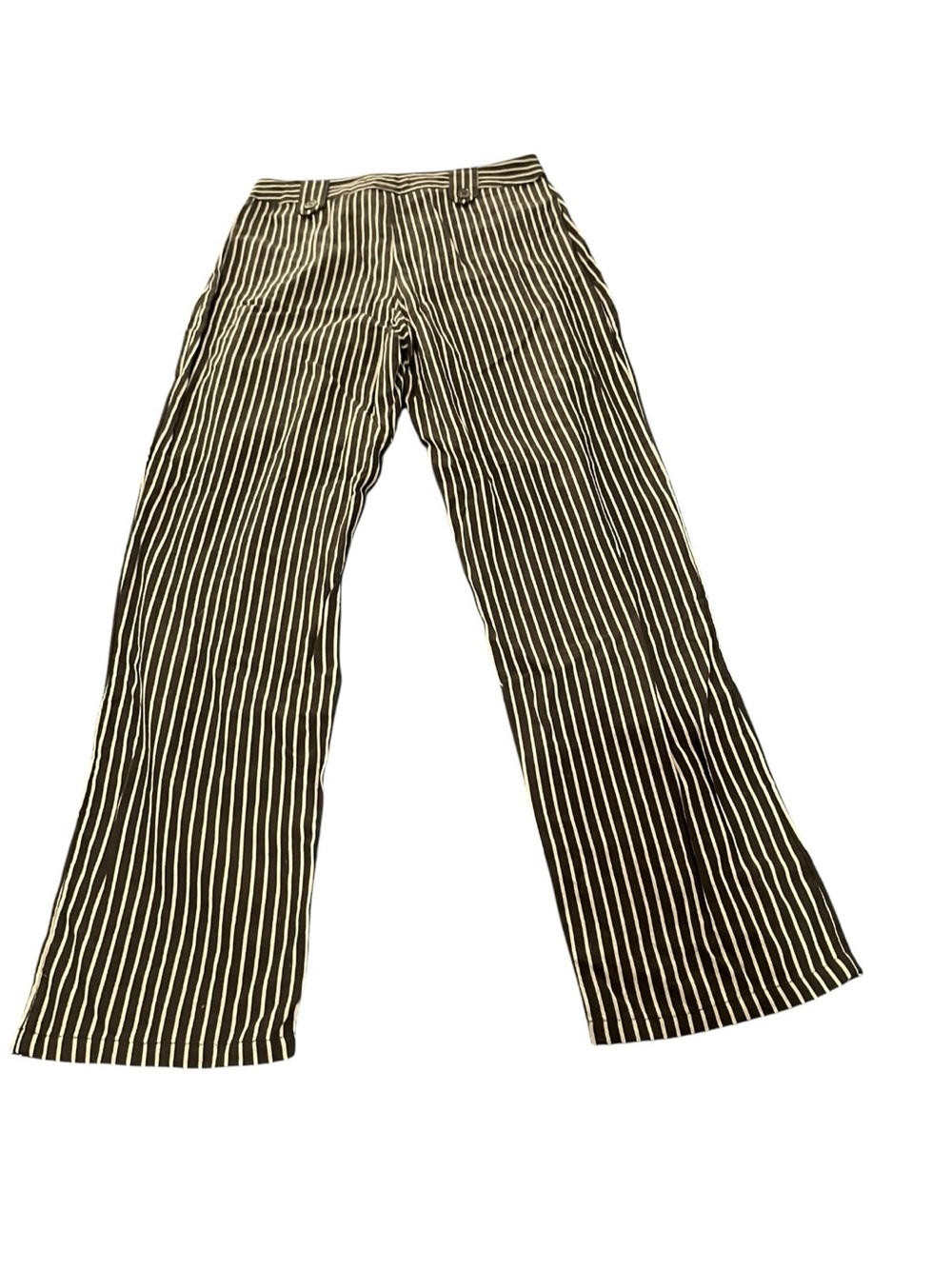 Billabong Black and White Vertical-Stripe Pants NWT - Picture 10 of 12
